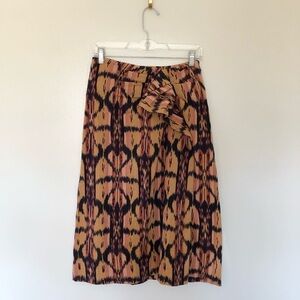 Ulla Johnson Ember Ikat Skirt Cotton Midi 2